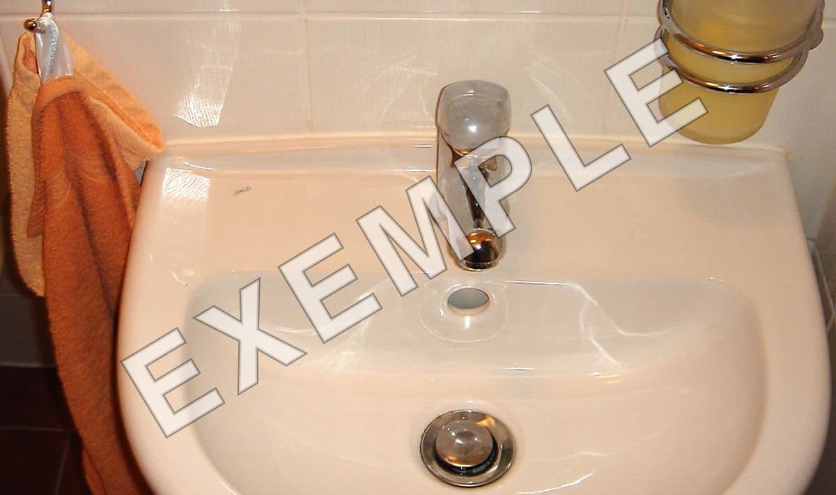 Exemple - Lavabos suspendus en céramique, 6 pièces — photo 1