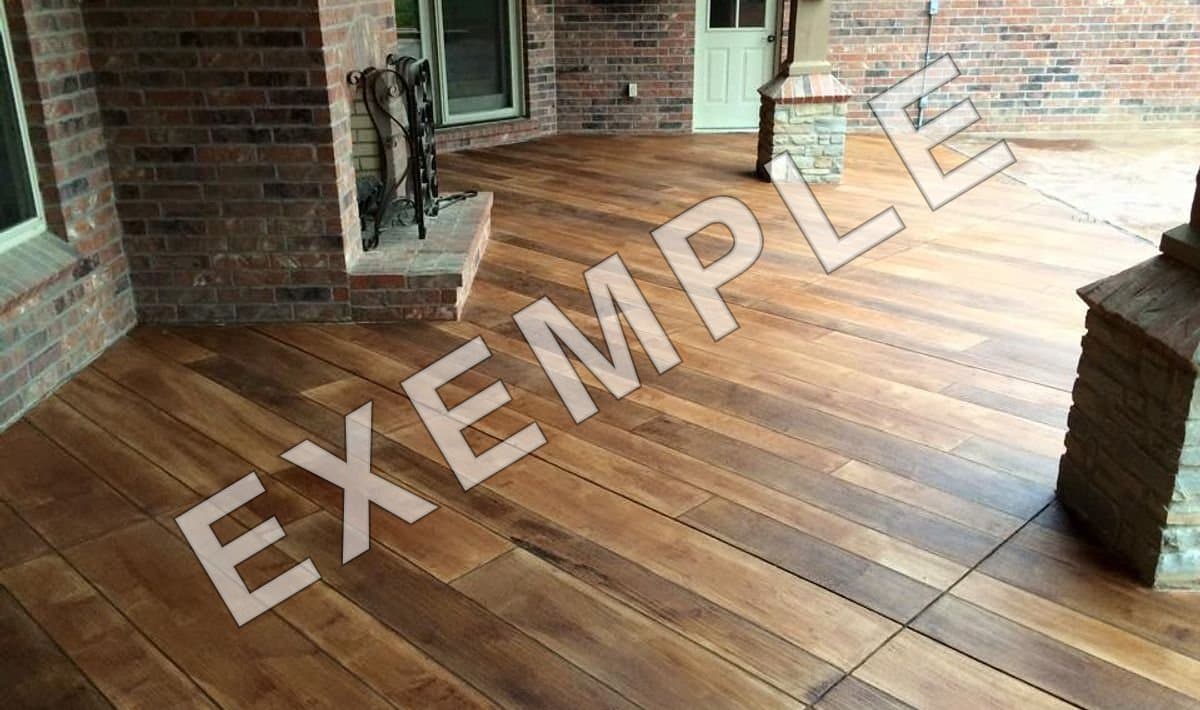 Exemple - Parquet chêne massif déposé, 45 m²